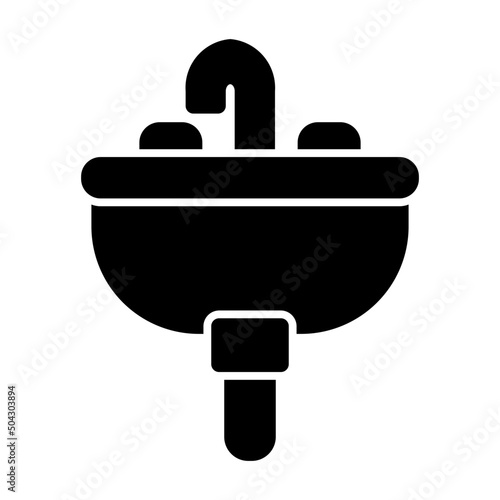 basin glyph icon