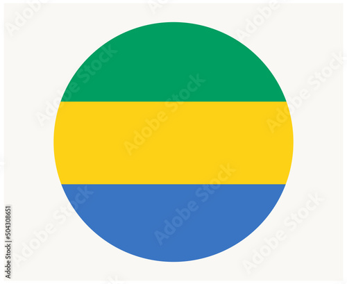 Free Download Gabon Flag National Africa Emblem Icon Vector Illustration Abstract Design Element - GFXLoad