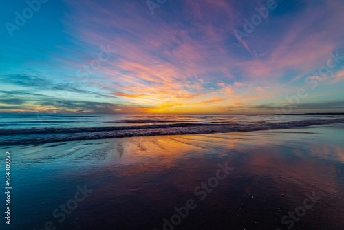 sunset over the sea © toshiki