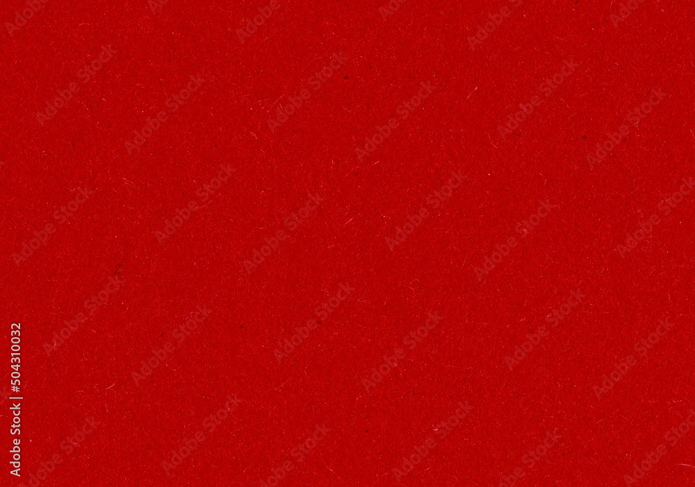 Large image extreme close up paper texture background scan smooth uncoated fine fiber grain and small dust particles bright, dark red good for wallpaper, backdrop or material mockup high resolution