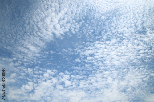 A view of a cloudy sky as a background fills the area