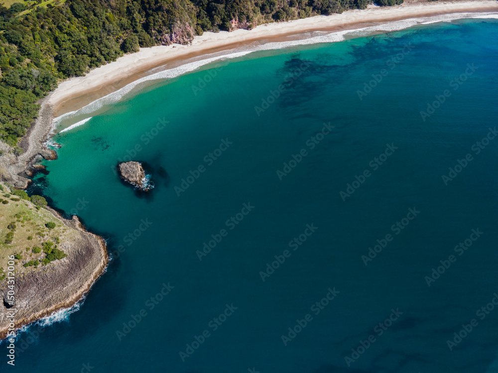 New Chums Beach, Coromandel Peninsula New Zealand