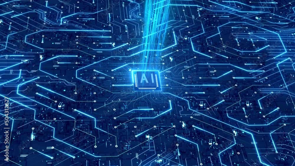 AI data storage chip circuit board. AI data storage chip circuit board.