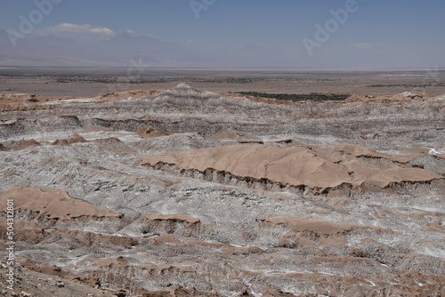 Valle de la Luna or Valley of the Moon in Atacama Desert of Northern Chile near by San Pedro de atacama