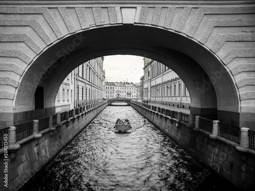 One of the canals in Saint-Petersburg photo