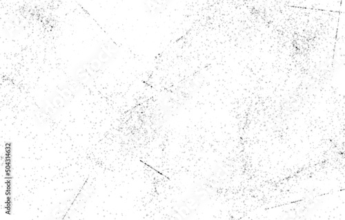 Grunge Black And White Urban. Dark Messy Dust Overlay Distress Background. Easy To Create Abstract Dotted, Scratched, Vintage Effect With Noise And Grain
