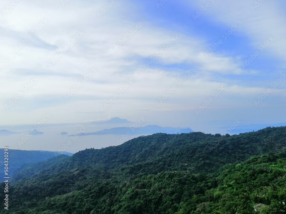 Vacation at tagaytay with overlooking sky