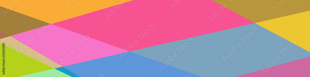 Fototapeta premium Geometric abstraction generative art background art illustration