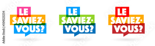 Le saviez-vous ?