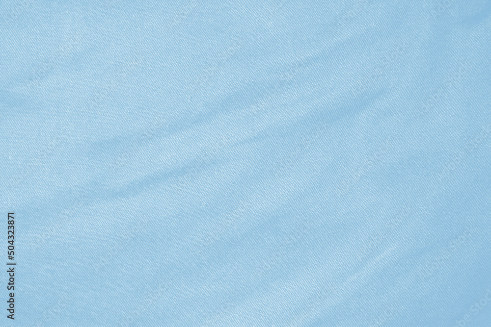 Naklejka premium light blue fabric texture full frame blur for background, light blue blur abstract, light blue fabric