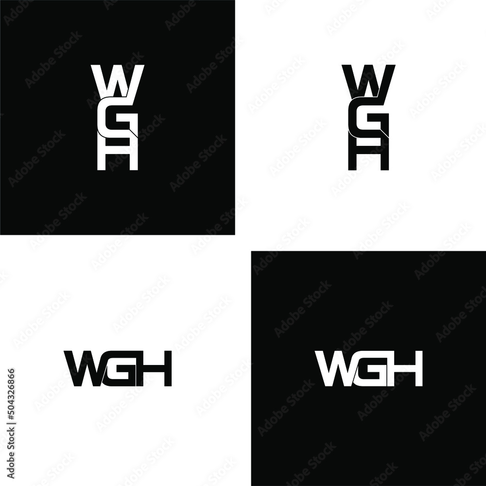 custom made wallpaper toronto digitalwgh lettering initial monogram logo design set