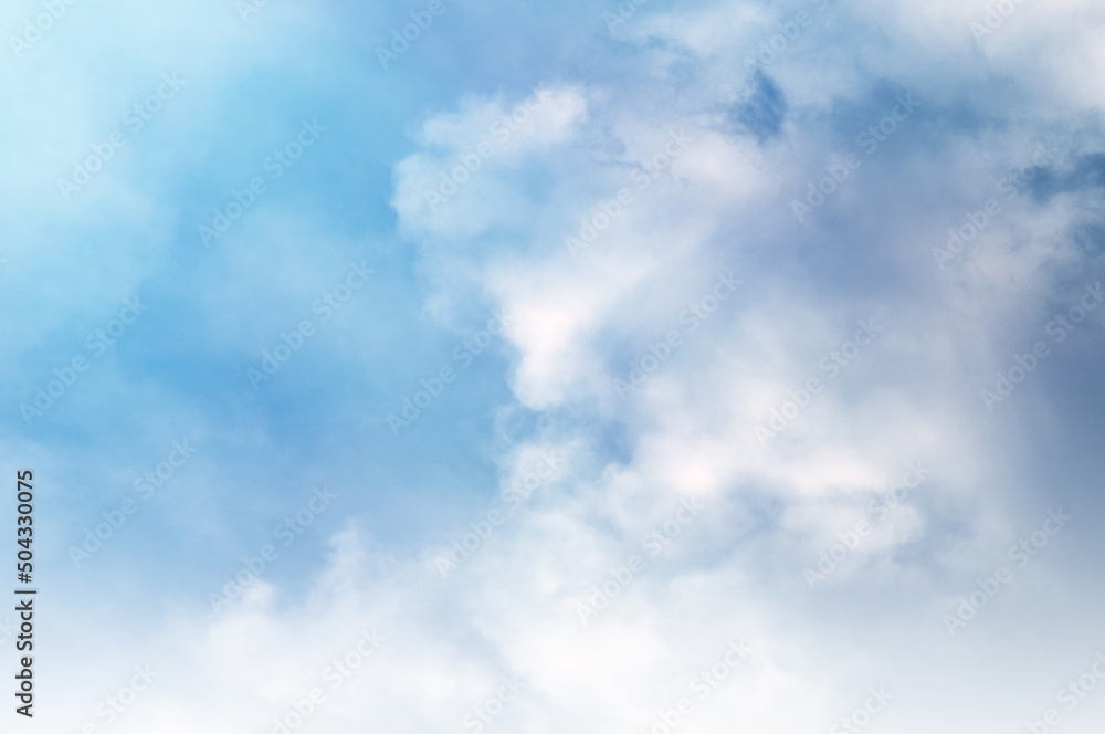 Blue sky with white cloud. The summer heaven is colorful clearing day Good weather and beautiful nature in the morning. Blue sky with white cloud. The summer heaven is colorful clearing day Good weather and beautiful nature in the morning.
