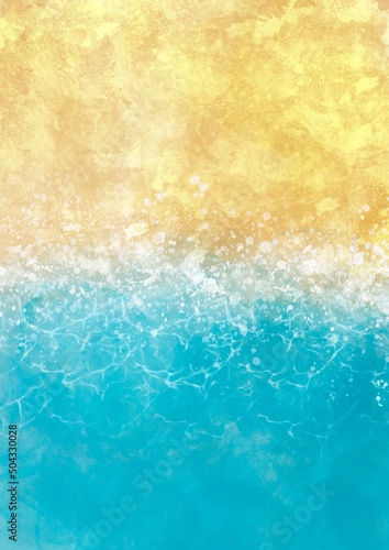 夏のビーチのようなイメージ 抽象的な背景テクスチャ素材