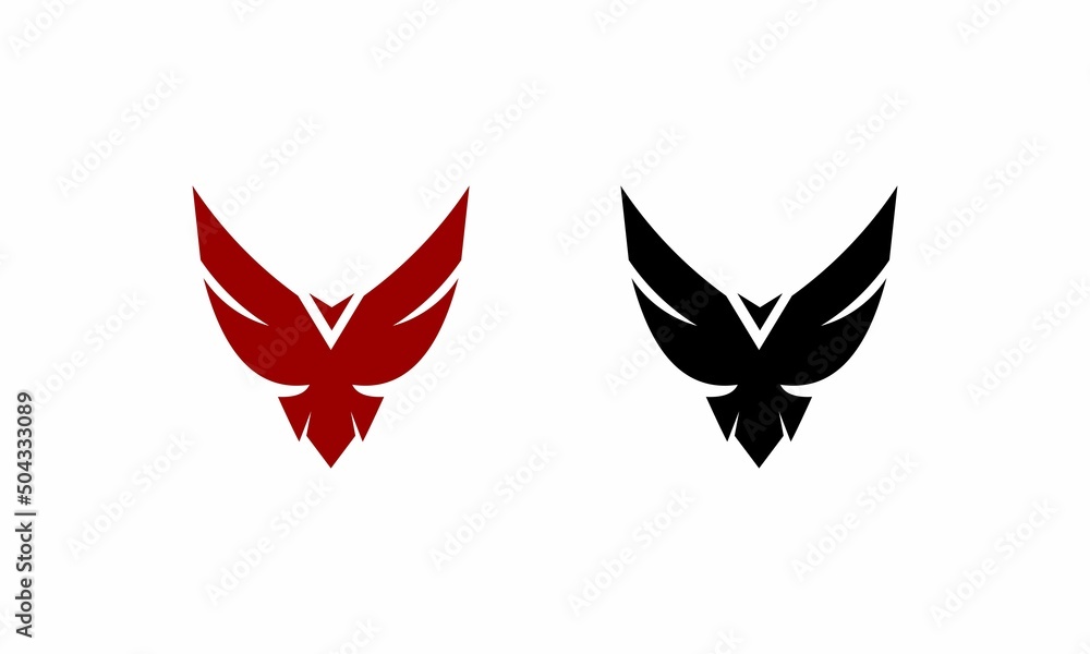 Obraz premium Bird shield simple