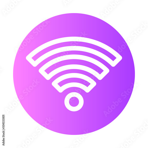 wifi gradient icon