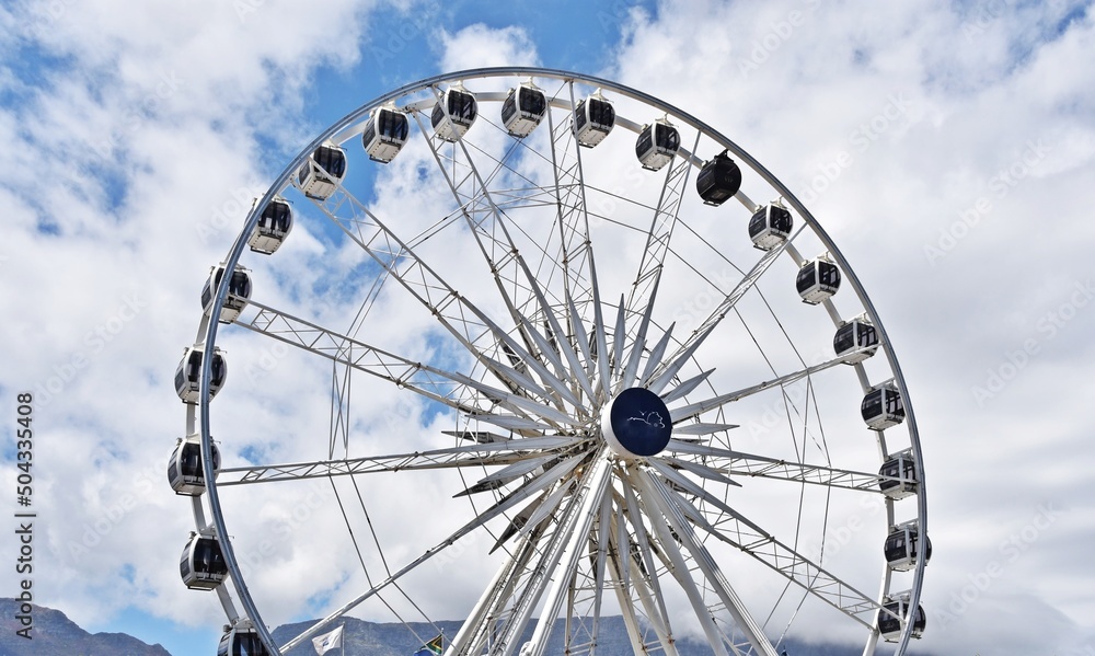 landscape with the Cape Wheel at the V&A Waterfront