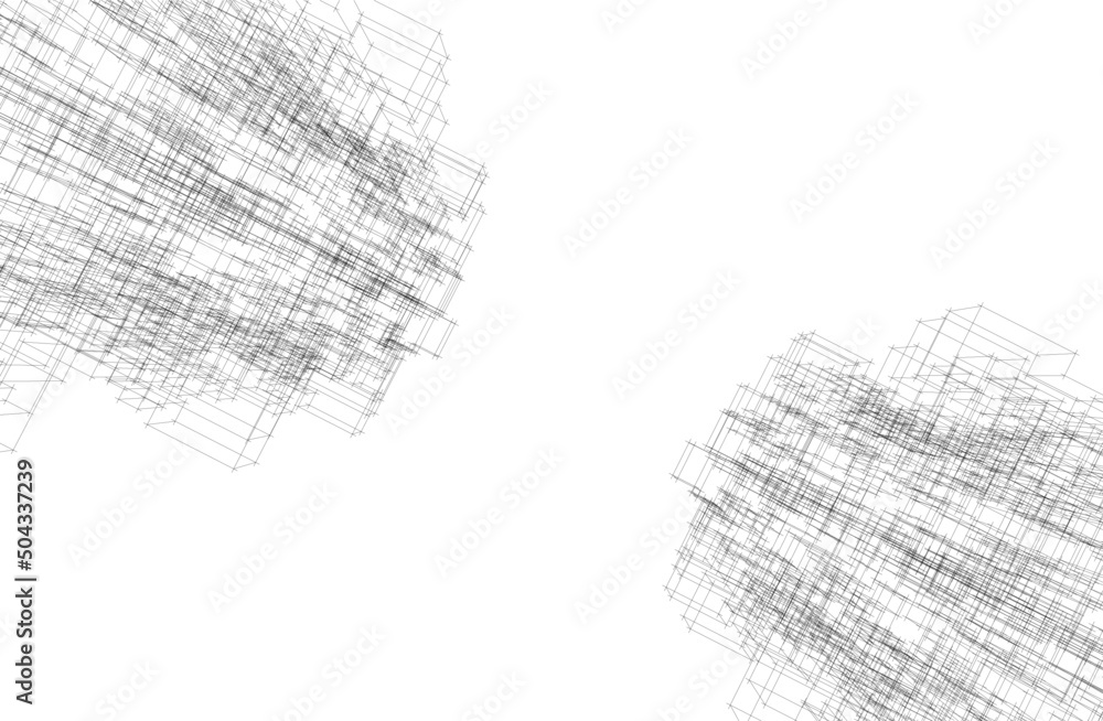 Obraz premium abstract geometric shape architectural background