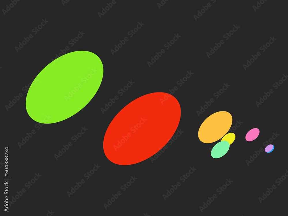 seamless multi colorered bubbles background	