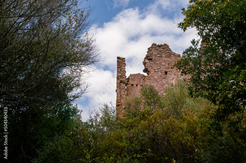 old castle in the mountains