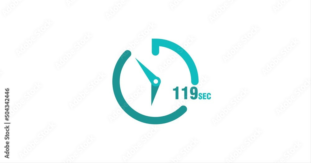 119 seconds timer clocks modern animation design 119 seconds timer clocks modern animation design