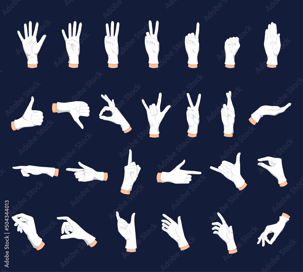 Hand Finger Gestures Collection