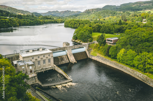 SSE Pitlochry Dam, Scotland photo