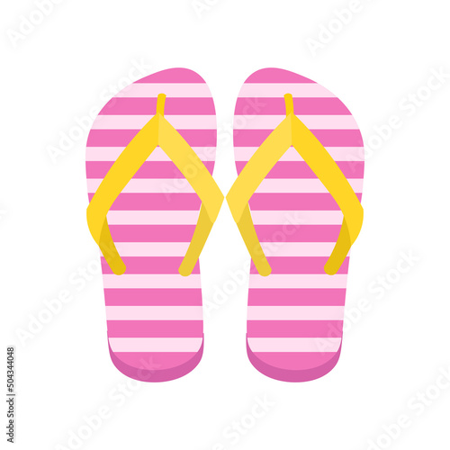ビーチサンダルのイラスト