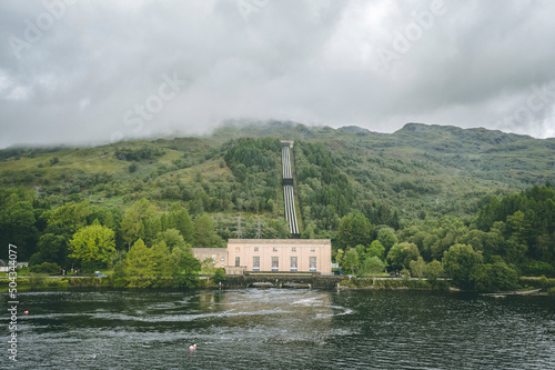 SSE Sloy Hydro Power Station, Loch Lomond, Loch Sloy Hydro-Electric Scheme, Loch Sloy, Loch Awe, Inveruglas, Scotland photo