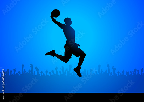 basketball player silhouette