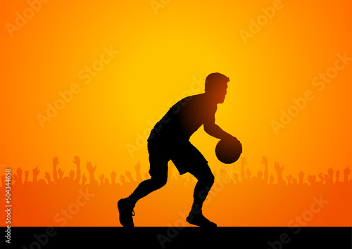 basketball player silhouette