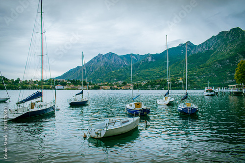 boats on the lake