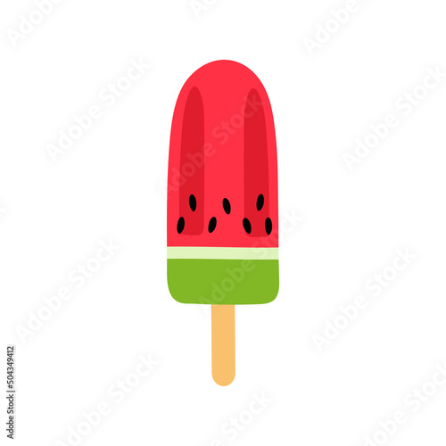 Fruit ice cream icon. Cartoon of fruit ice cream vector icon for web design isolated on white background