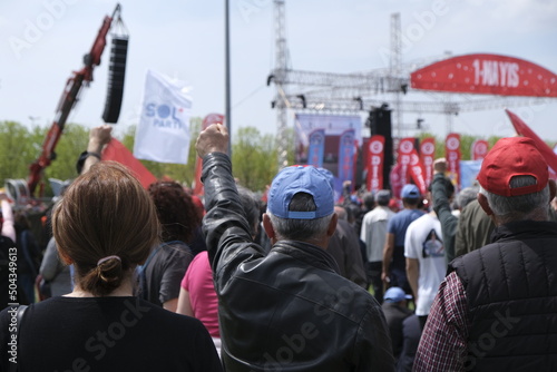 May 1st Workers' Day celebrated in Istanbul, 2022 photo