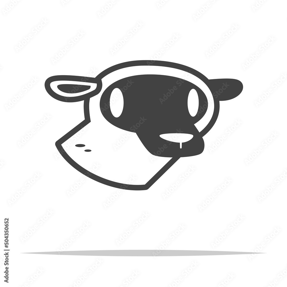 Sheep head icon transparent vector isolated Sheep head icon transparent vector isolated