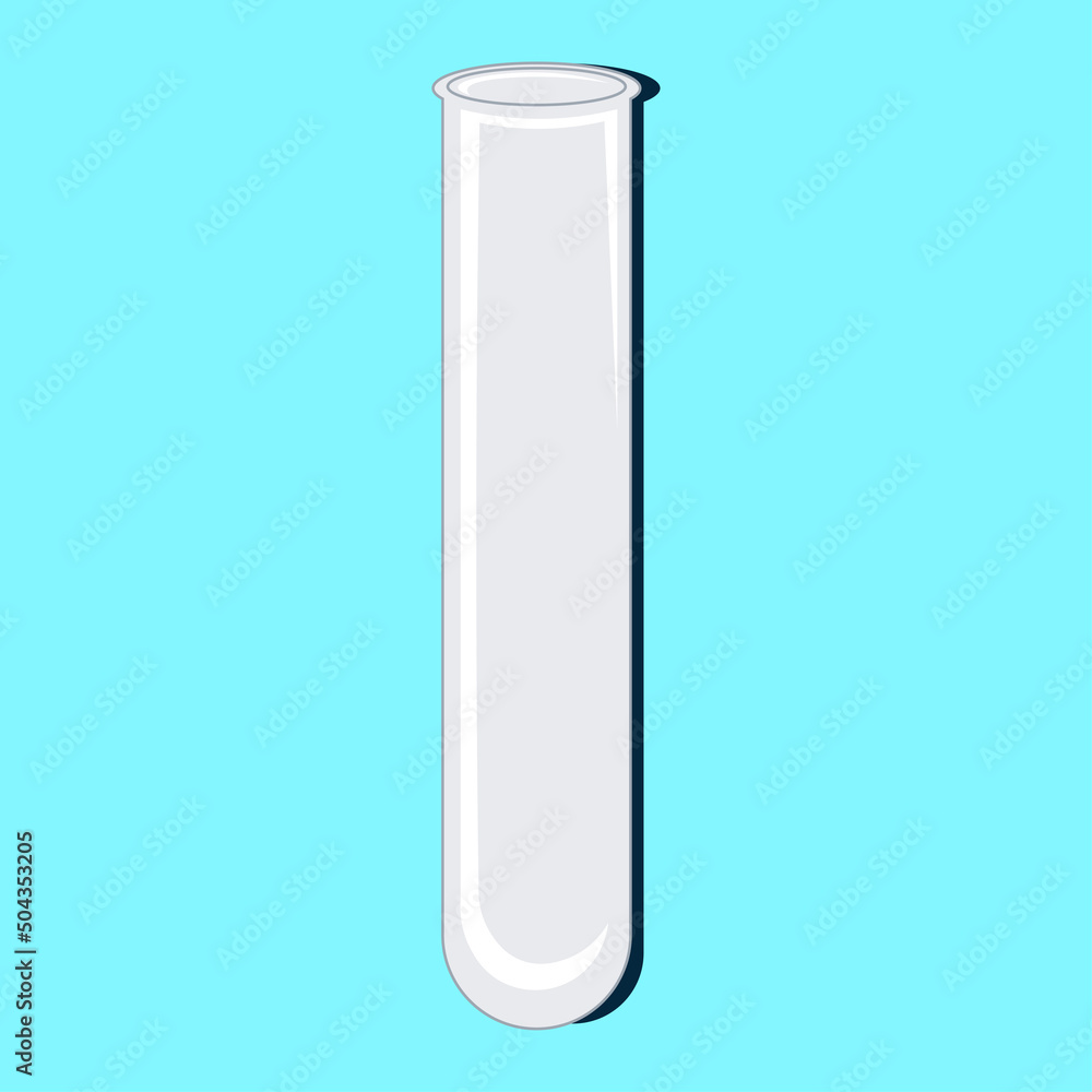 Illustration vector graphic of glass test tube, perfect for science, laboratory, chemistry, etc. Illustration vector graphic of glass test tube, perfect for science, laboratory, chemistry, etc.