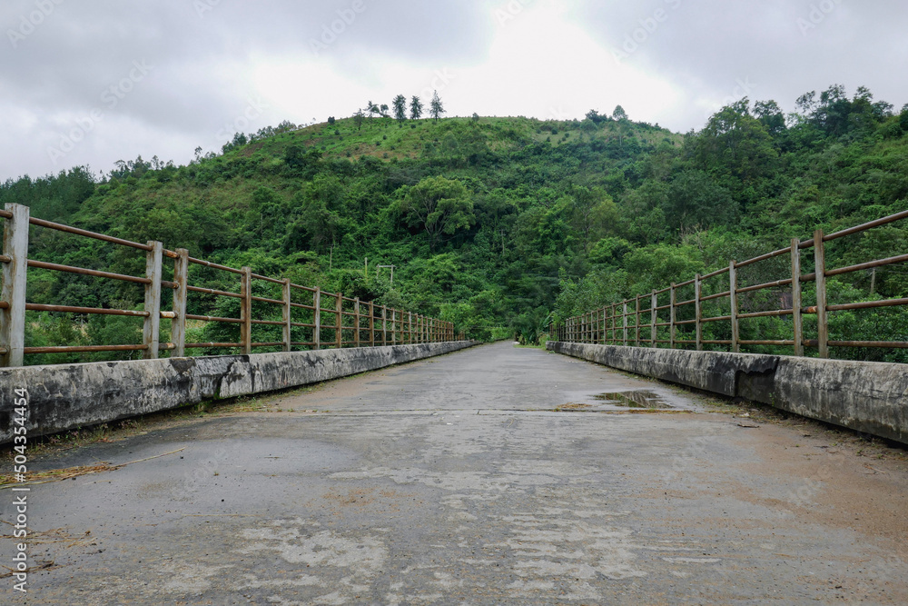 An empty bridge at Kiwirar River in Mbeya, Tanzania