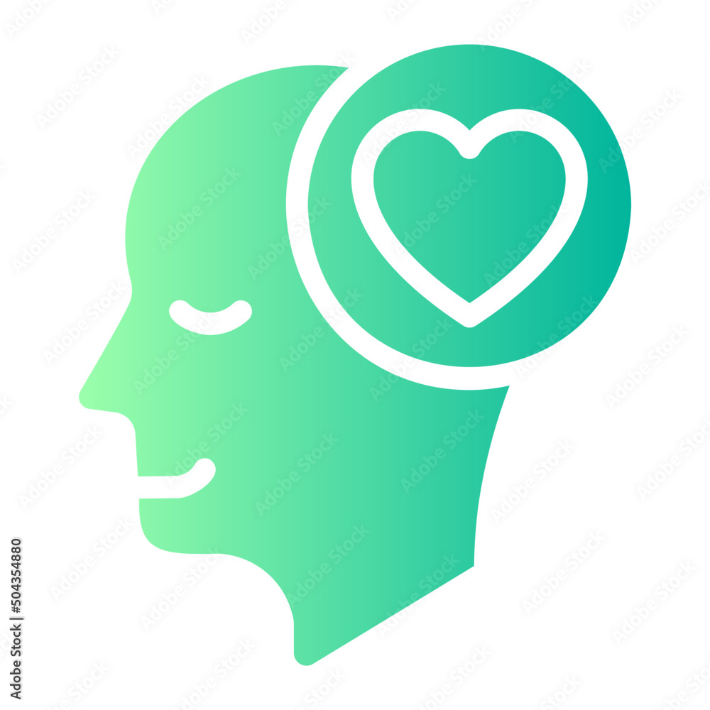 in love gradient icon in love gradient icon