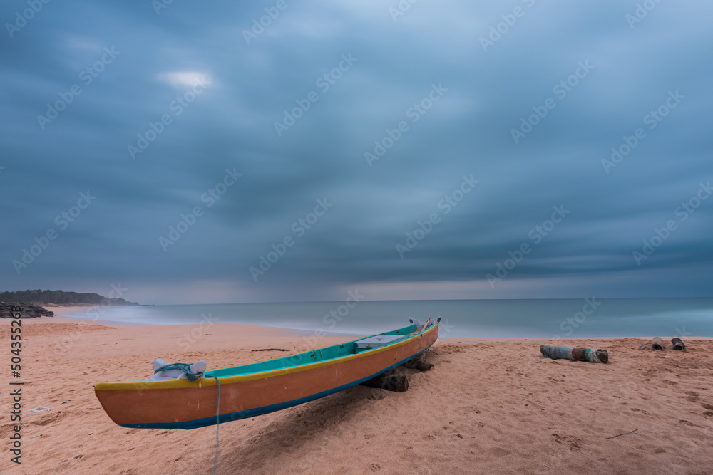 boat on the beach