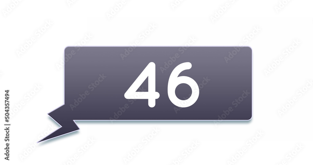 Purple chat box with numbers 4k Purple chat box with numbers 4k