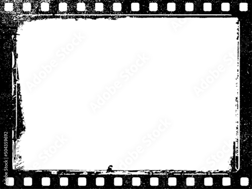 Fototapet film frame with a transparent background