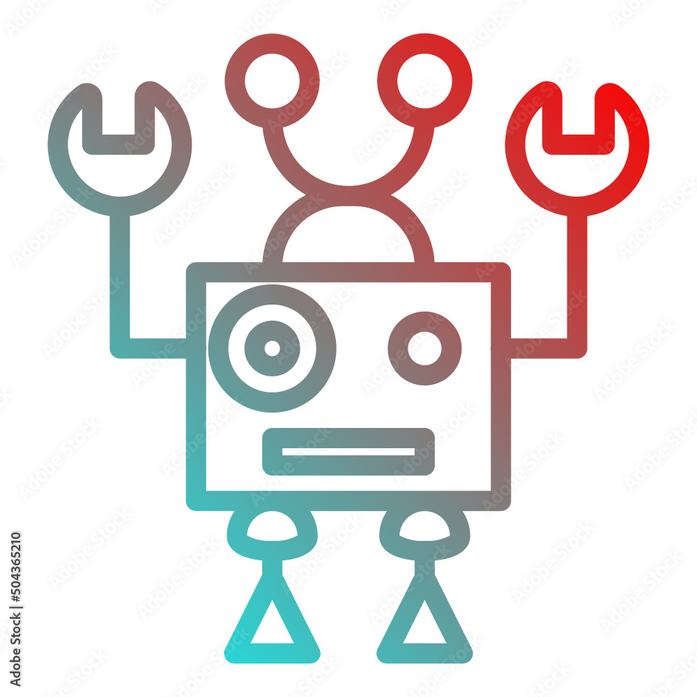 Fototapeta premium robot icon