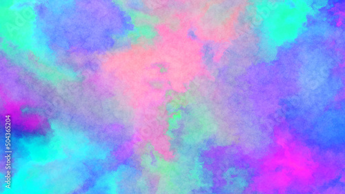 Modern brush strokes painting. Soft color painted illustration of soothing composition for poster, wall art, banner, card, book cover or packaging. Watercolor abstract painting with pastel colors.