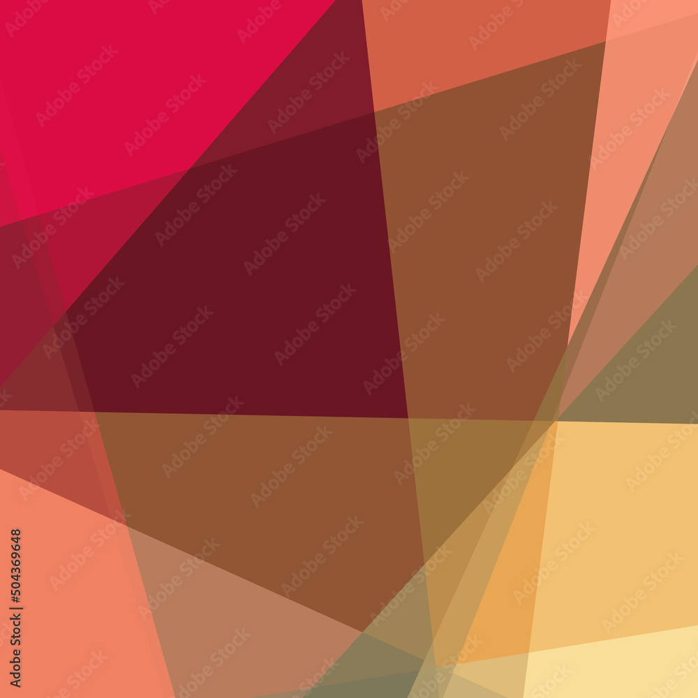 Obraz premium Abstract computational color Polygones background illustration