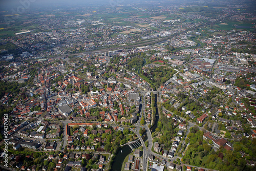 Luftaufnahme Stadt Herford photo