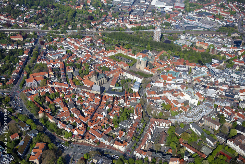 Luftaufnahme Stadt Osnabrück (Niedersachsen)