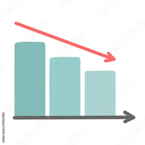 Financial crisis. Global economic money problem. Bankruptcy unpaid loan debt, investment failure company startup collapse.