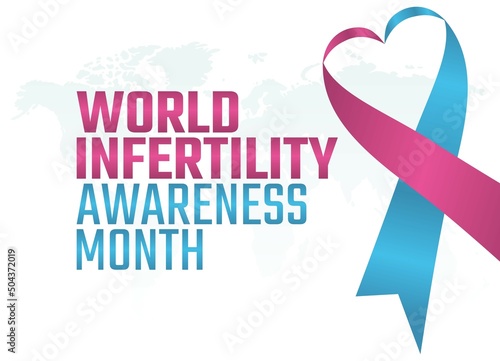 vector graphic of world infertility awareness month good for world infertility awareness month celebration. flat design. flyer design.flat illustration.