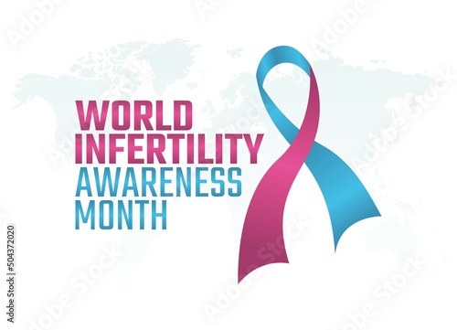 vector graphic of world infertility awareness month good for world infertility awareness month celebration. flat design. flyer design.flat illustration.