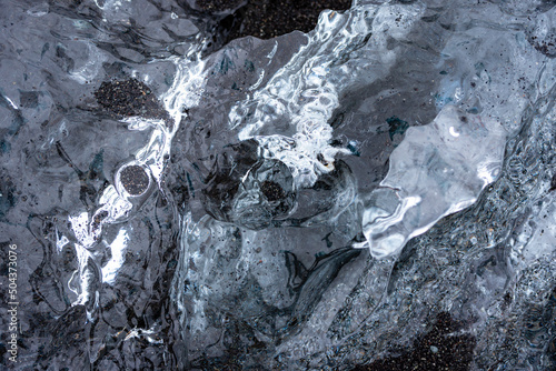 Ice  glacier diamond beach Iceland