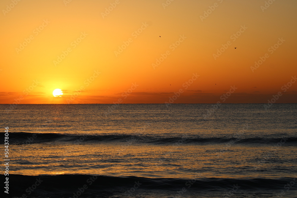 April Sunrise at Cocoa Beach Florida
